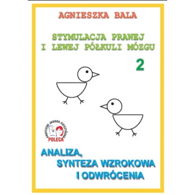 ANALIZA, SYNTEZA WZROKOWA I ODWRÓCENIA ZESZYT 2 /STYMULACJA PRAWEJ I LEWEJ PÓŁKULI MÓZGU (SPE050)