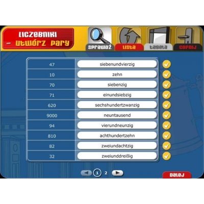 JĘZYK NIEMIECKI 1/PROGRAM KOMP./LICENCJA NA 20PC (JOB289)