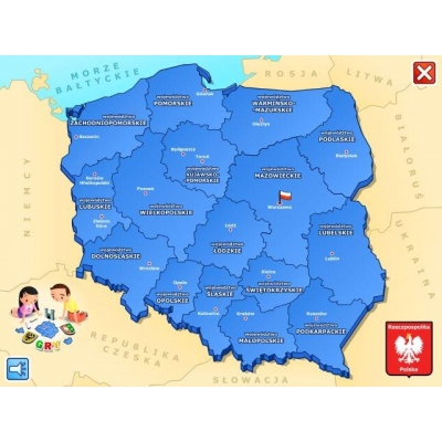 POLSKA I JEJ WOJEWÓDZTWA/PROGRAM KOMP./LICENCJA NA 20PC (GEO262)