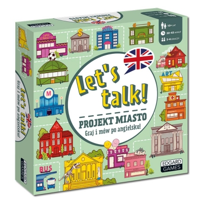 LET"S TALK! PROJEKT MIASTO. GRA DO NAUKI ANGIELSKIEGO (JOB325)