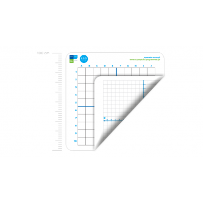 DWUSTRONNA MATA DO KODOWANIA - ŚREDNIA 100X100 CM (SEN050B)