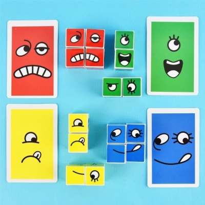 GRA MONTESSORI EMOCJE- PUZZLE SENSORYCZNE (GRA258)