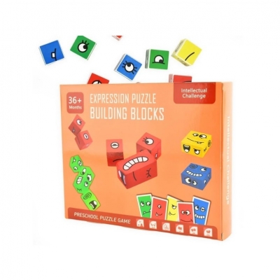 GRA MONTESSORI EMOCJE- PUZZLE SENSORYCZNE (GRA258)