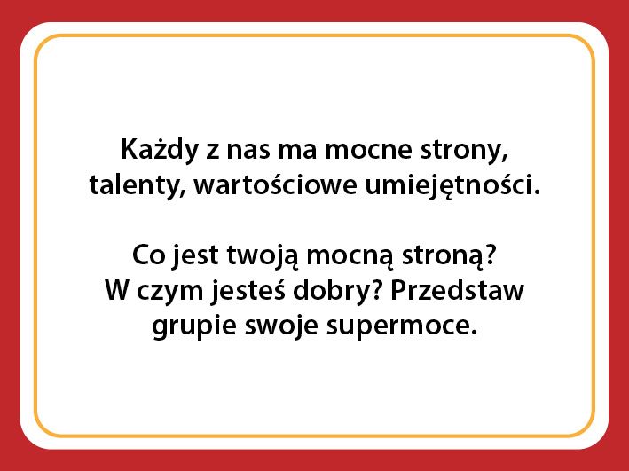 poznajmy się - komeptencje emocjonalno-społeczne
