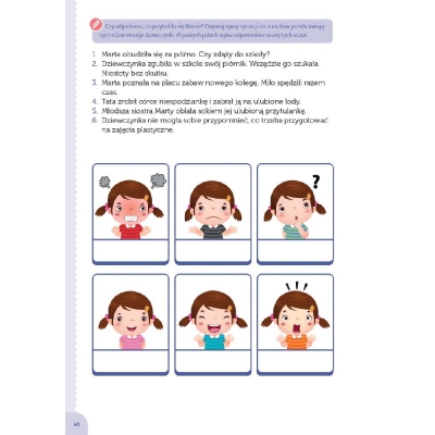 EMOCJE, RELACJE I TRUDNE SYTUACJE. ĆWICZENIA ROZPOZNAWANIA UCZUĆ, EMOCJI I RELACJI PAKIET (HAR026)