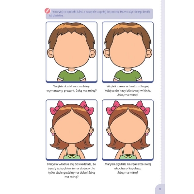 EMOCJE, RELACJE I TRUDNE SYTUACJE. ĆWICZENIA ROZPOZNAWANIA UCZUĆ, EMOCJI I RELACJI PAKIET (HAR026)