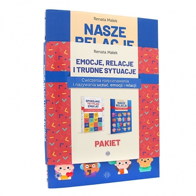EMOCJE, RELACJE I TRUDNE SYTUACJE. ĆWICZENIA ROZPOZNAWANIA UCZUĆ, EMOCJI I RELACJI PAKIET (HAR026)