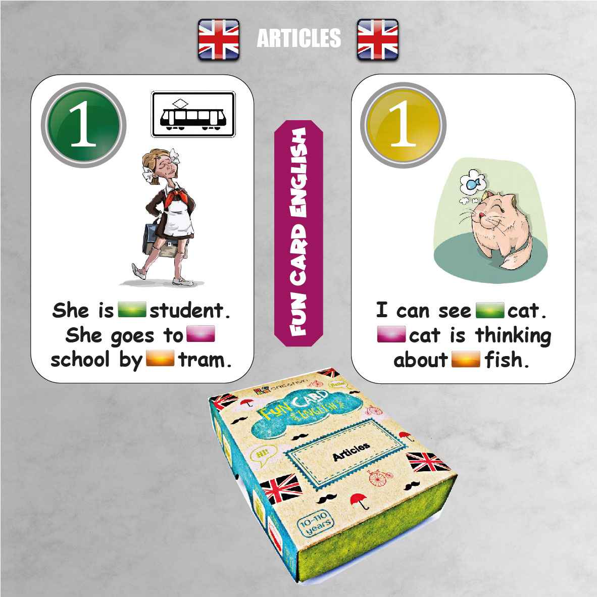 FUN CARD ENGLISH ARTICLES