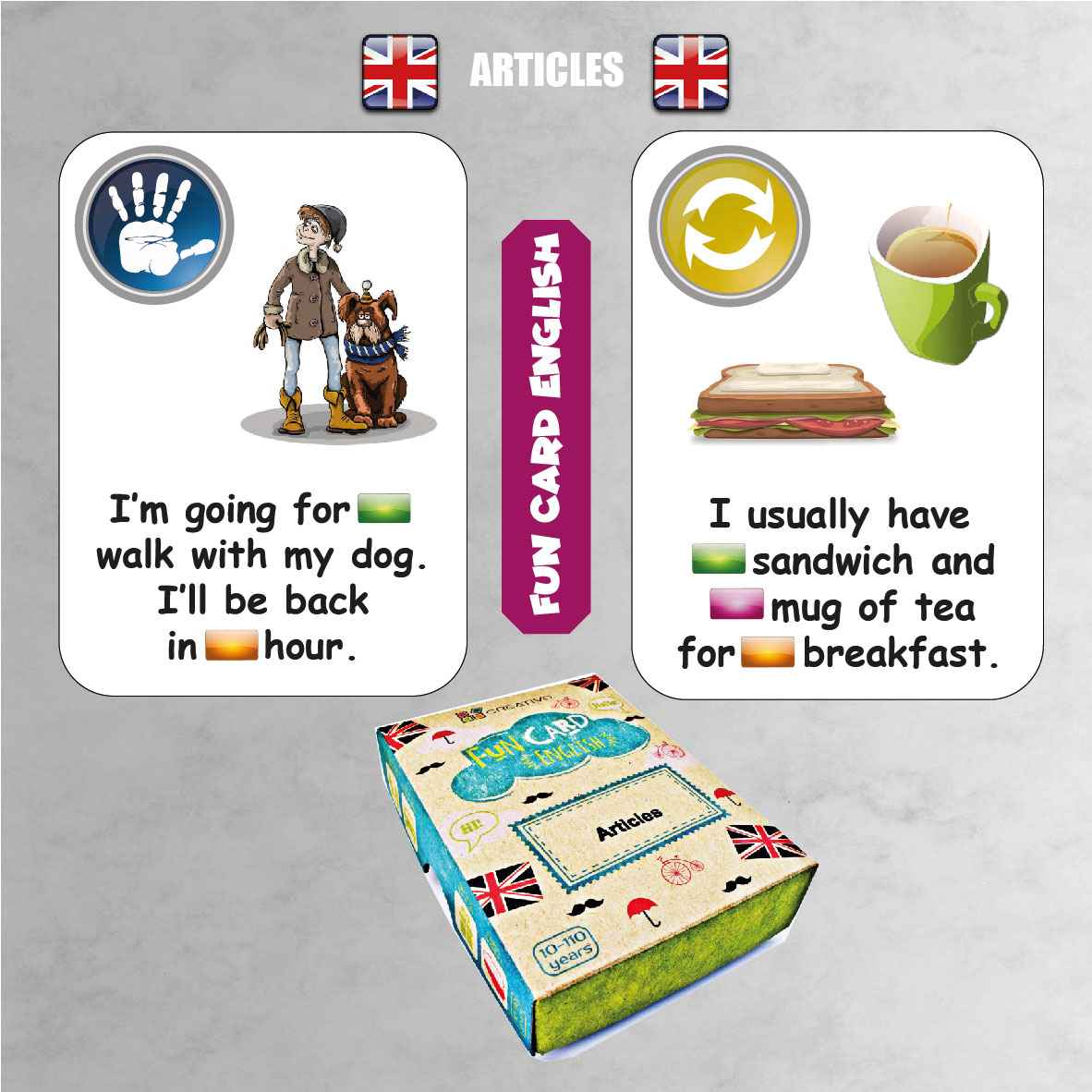 FUN CARD ENGLISH ARTICLES