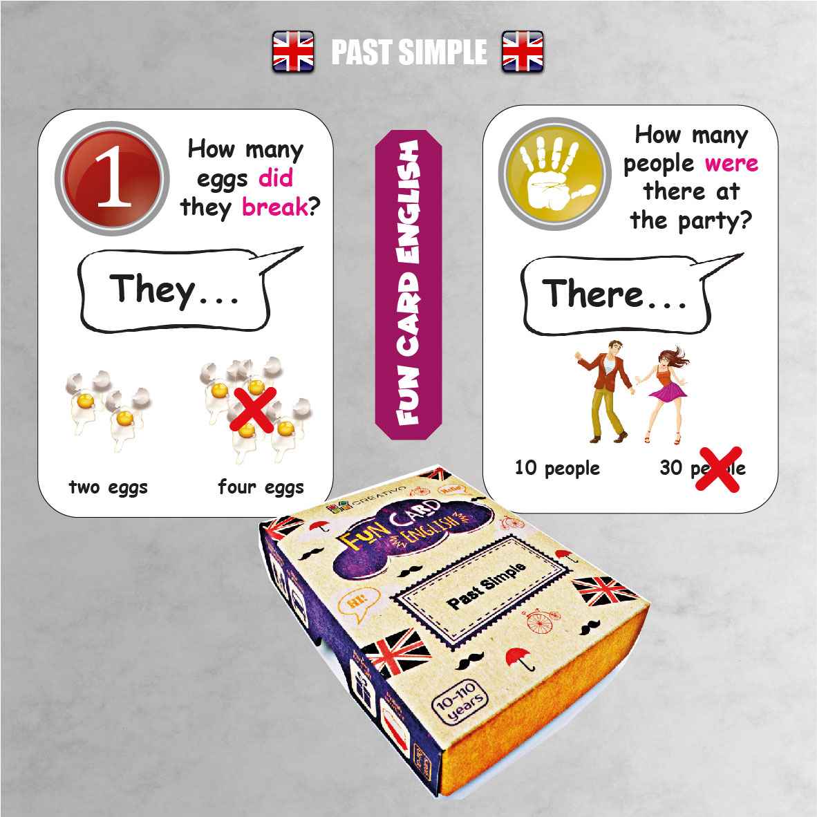 FUN CARD ENGLISH PAST SIMPLE