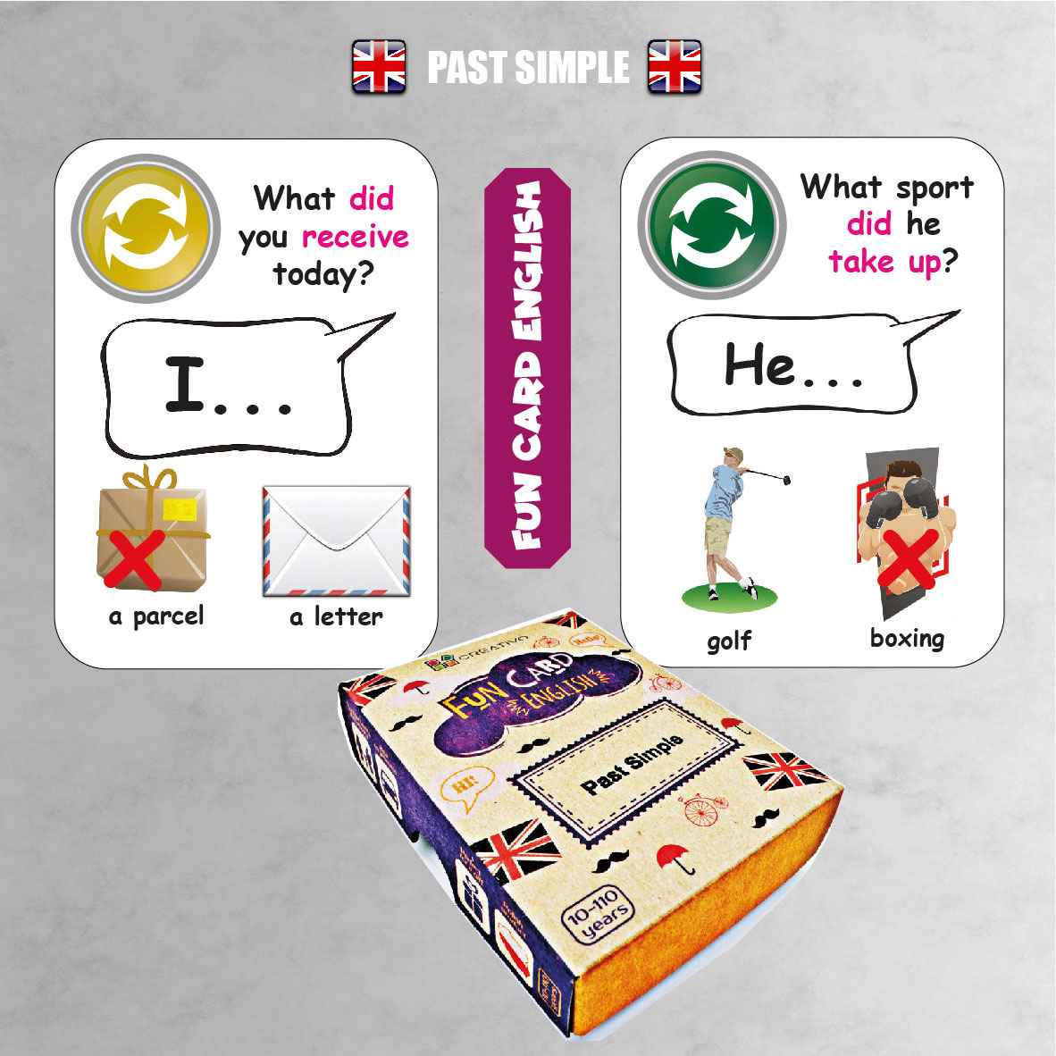 FUN CARD ENGLISH PAST SIMPLE