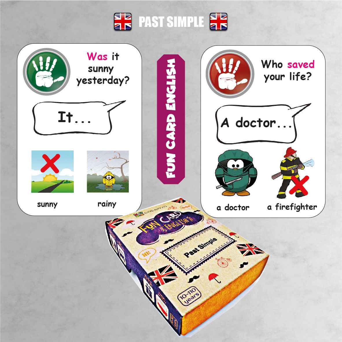 FUN CARD ENGLISH PAST SIMPLE