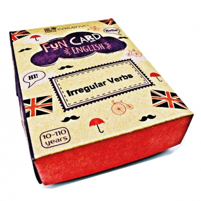 FUN CARD ENGLISH IRREGULAR VERBS (CRE006)