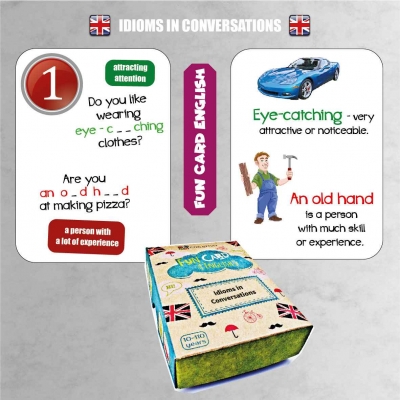 FUN CARD ENGLISH IDIOMS IN CONVERSATION (CRE020)