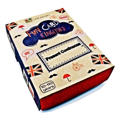 FUN CARD ENGLISH PRESENT CONTINUOUS (CRE014)
