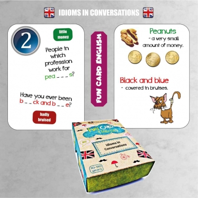 FUN CARD ENGLISH IDIOMS IN CONVERSATION (CRE020)