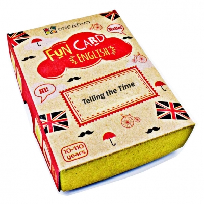 FUN CARD ENGLISH TELLING THE TIME (CRE023)
