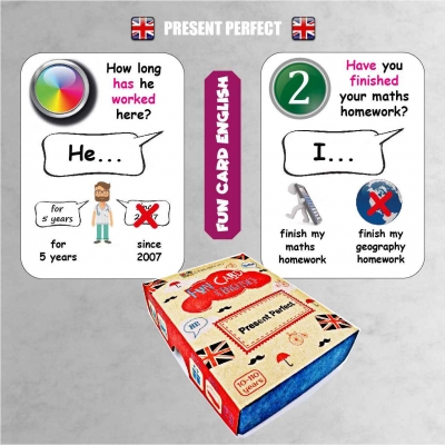 FUN CARD ENGLISH PRESENT PERFECT (CRE015)