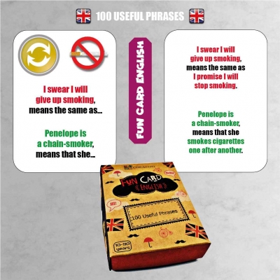 FUN CARD ENGLISH 100 USEFUL PHRASES (CRE016)