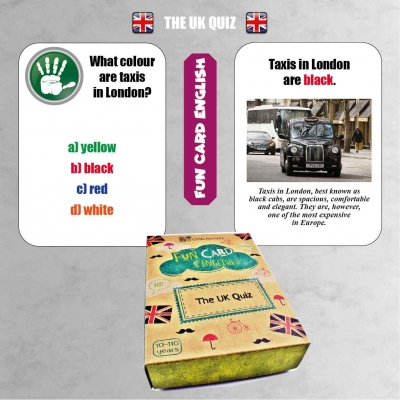 FUN CARD ENGLISH THE UK QUIZ (JOB301)
