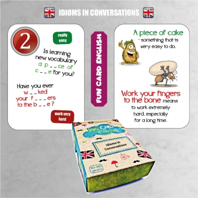 FUN CARD ENGLISH IDIOMS IN CONVERSATION (CRE020)