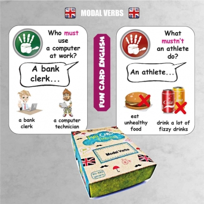 FUN CARD ENGLISH MODAL VERBS (CRE009)