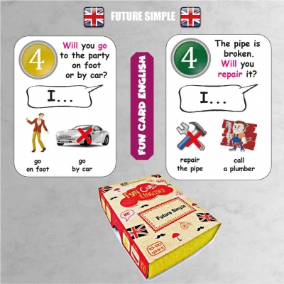 FUN CARD ENGLISH FUTURE SIMPLE (CRE005)
