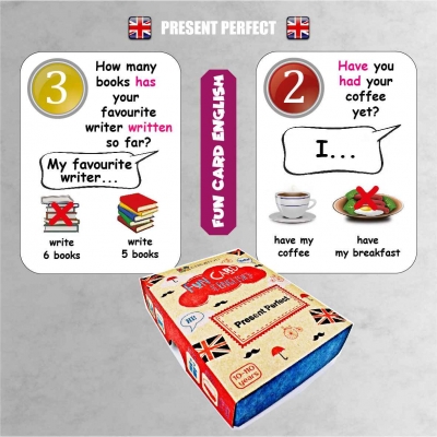 FUN CARD ENGLISH PRESENT PERFECT (CRE015)