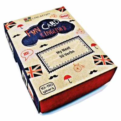 FUN CARD ENGLISH MY NEXT 50 VERBS (CRE012)