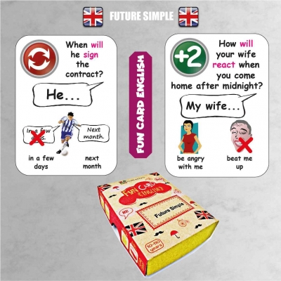 FUN CARD ENGLISH FUTURE SIMPLE (CRE005)