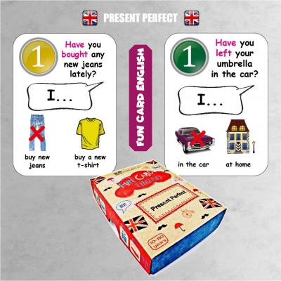 FUN CARD ENGLISH PRESENT PERFECT (CRE015)
