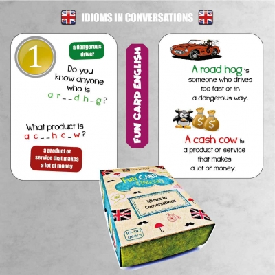 FUN CARD ENGLISH IDIOMS IN CONVERSATION (CRE020)