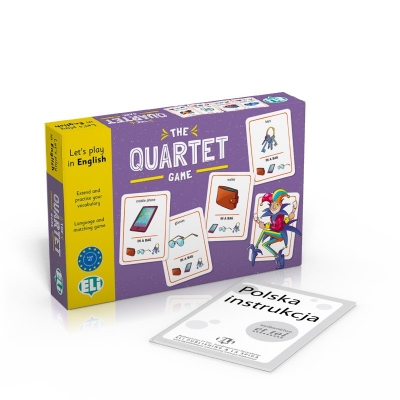 THE QUARTET GAME - GRA DO NAUKI JĘZYKA ANGIELSKIEGO /POZIOM A1-A2 (JOB371)