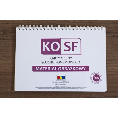 TEST KARTY OCENY SŁUCHU FONEMOWEGO - KOSF (LOG186)