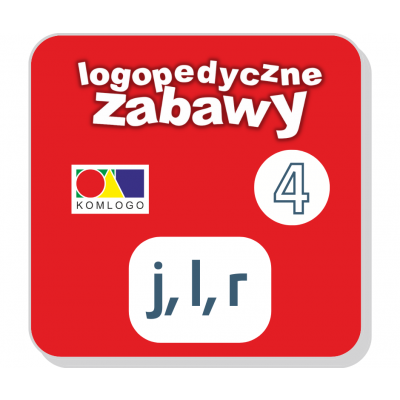 LOGOPEDYCZNE ZABAWY CZ. IV - J, L, R (LOG001-4)