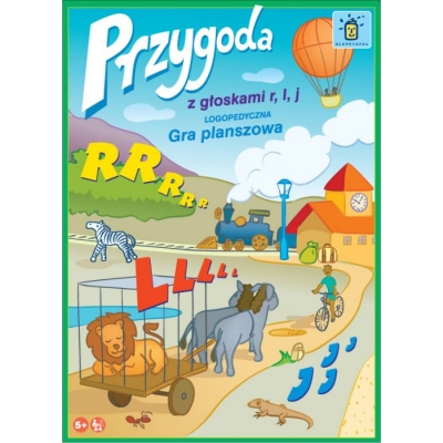 PRZYGODA Z GŁOSKAMI R, L, J - GRA LOGOPEDYCZNA (PRP553B)