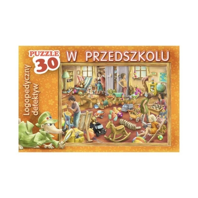 PUZZLE LOGOPEDYCZNY DETEKTYW "W PRZEDSZKOLU" (LOG171)