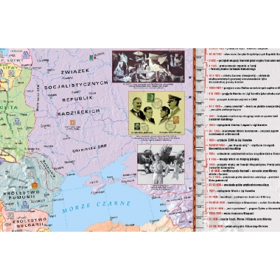 MAPA EUROPA W LATACH 1919-1939 (MERH17)