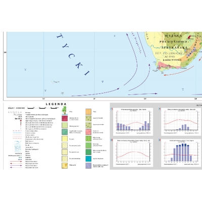 MAPA ŚCIENNA AFRYKI KRAJOBRAZOWA (MER005)