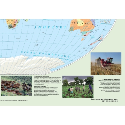 MAPA ŚCIENNA ŚWIATA GOSPODARCZA -  ROLNICTWO I UŻYTKOWANIE GLEBY (MER016)