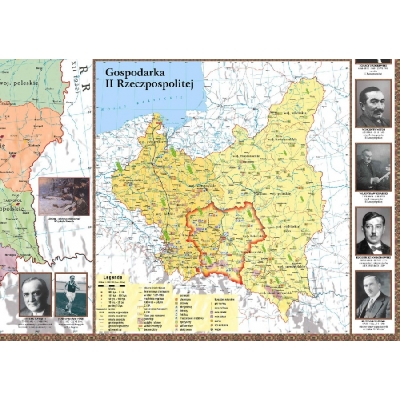 MAPA POLSKA W LATACH 1919-39 (MERH18)