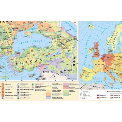 MAPA ŚCIENNA EUROPY GOSPODARCZA (MER201)