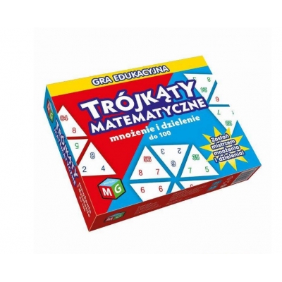 TRÓJKĄTY MATEMATYCZNE. MNOŻENIE I DZIELENIE - GRA EDUKACYJNA (ZAB481)