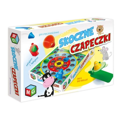 SKOCZNE CZAPECZKI GRA ZRĘCZNOŚCIOWA (GRA966)