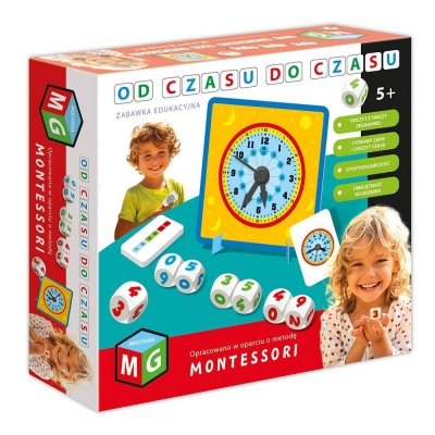 GRA MONTESSORI OD CZASU DO CZASU - NAUKA CZASU (ZAB151)