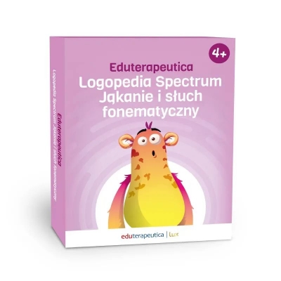 EDUTERAPEUTICA LUX LOGOPEDIA SPECTRUM  - JĄKANIE I SŁUCH FONEMATYCZNY (LOG189-4)