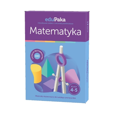 eduPaka MATEMATYKA KL. 4-5 INTERAKTYWNE ZADANIA I ĆWICZENIA (MAT365)