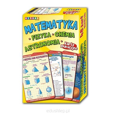 KARTY EDUKACYJNE - MATEMATYKA, CHEMIA, FIZYKA (GEO159)