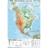 DWUSTRONNA MAPA ŚCIENNA AMERYKI PÓŁNOCNEJ - FIZYCZNA / POLITYCZNA 1:9.000.000 (GMA229)