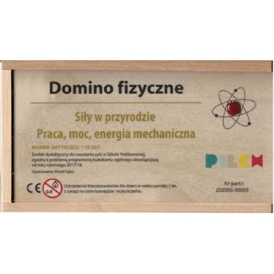 FIZYCZNE DOMINO- SIŁY W PRZYRODZIE, PRACA MOC ENERGIA MECHANICZNA (FIZ994)